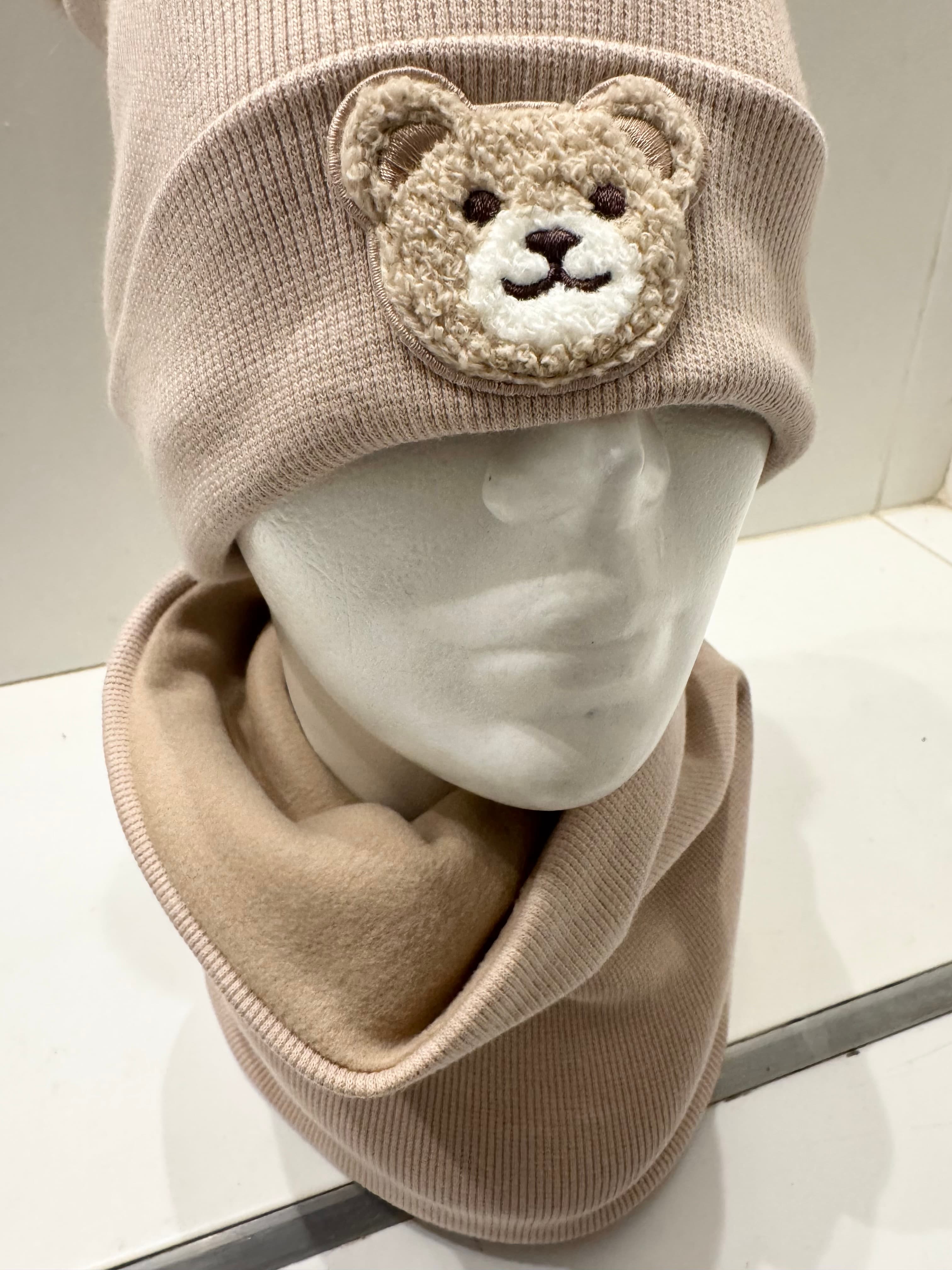 komplet zimowy czapka i komin 50'