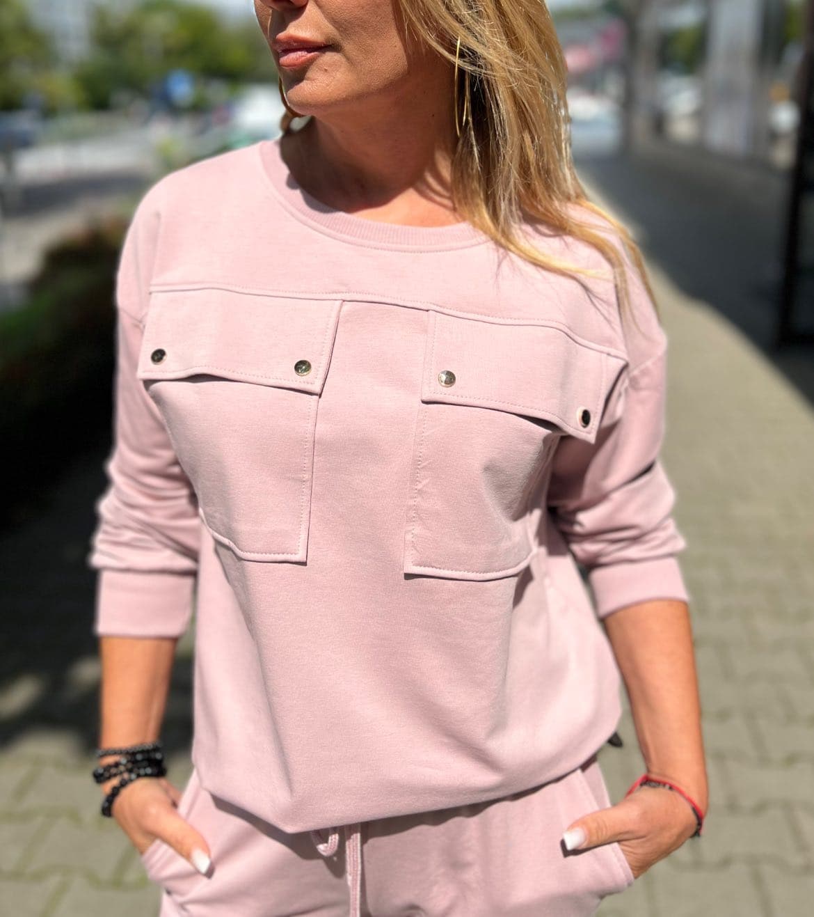 Bluza MEGI z kieszonkami