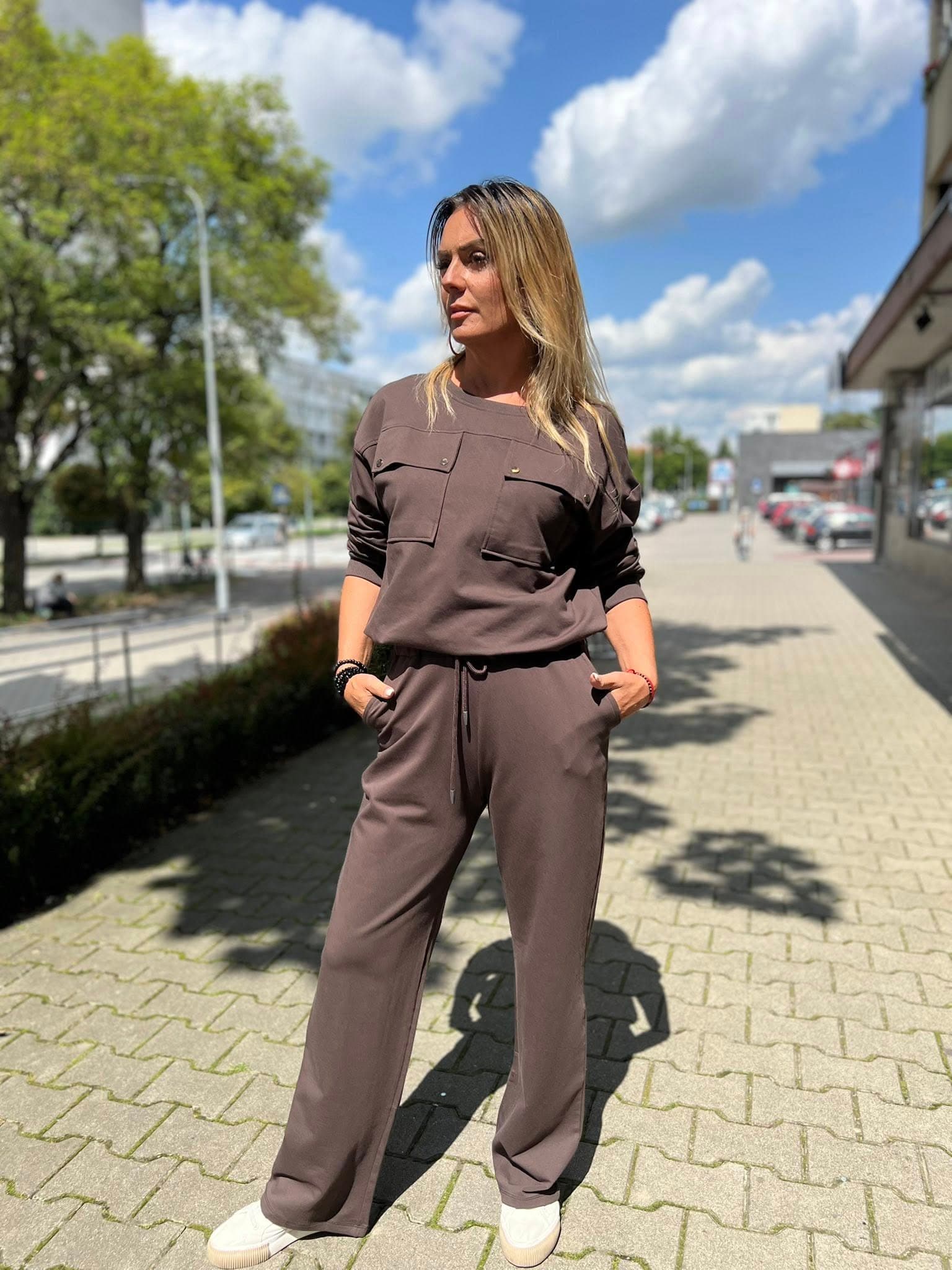 Bluza MEGI z kieszonkami